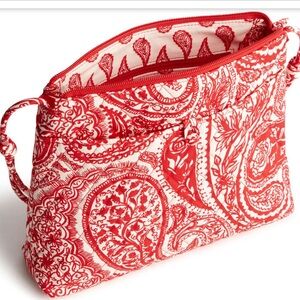 Vera Bradley Paisley Key Crossbody NWT 50255-20574 RED WHITE